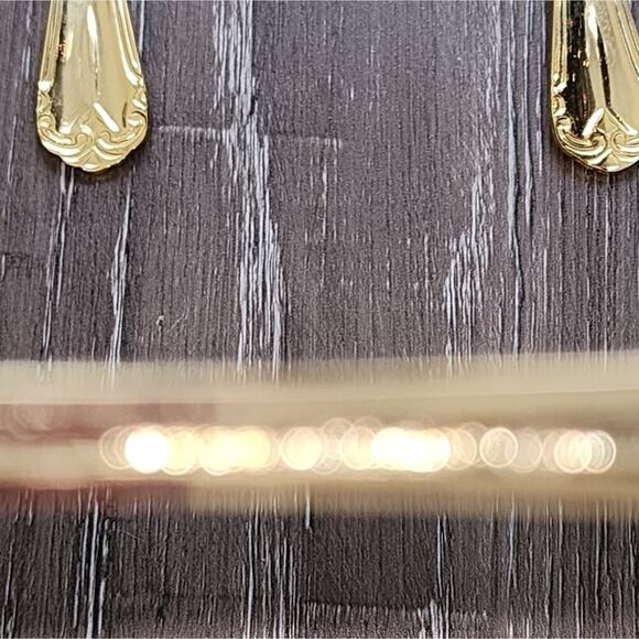 Hampton Silversmiths Versailles 235 Flatware 24kt Gold Plated lot of 48 pieces‎ - Picture 4 of 15